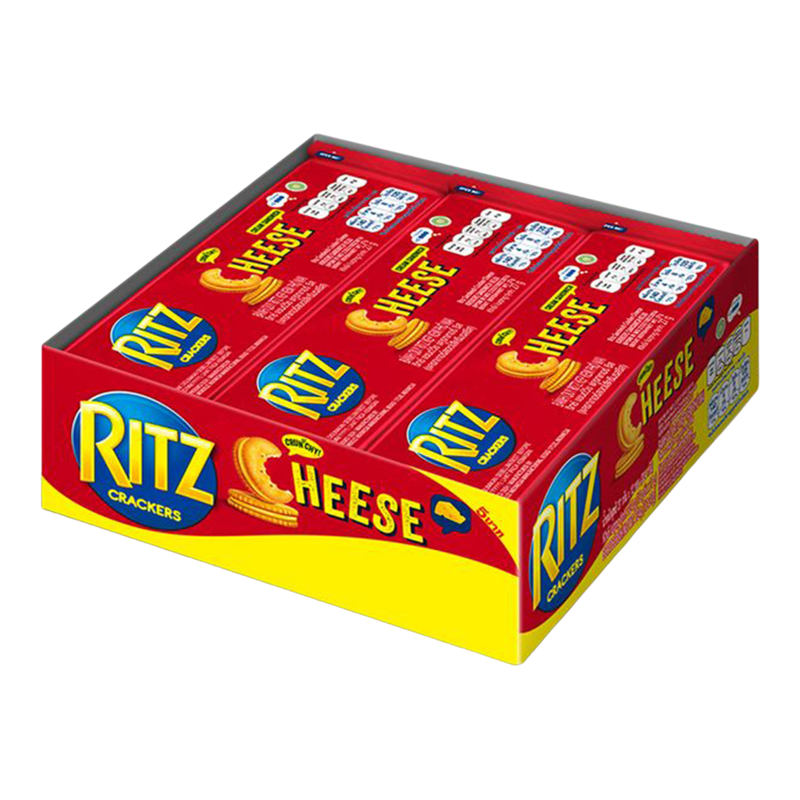 Ritz 美国Ritz利是芝士夹心饼1盒12包香脆的饼干夹著芝士味的馅心