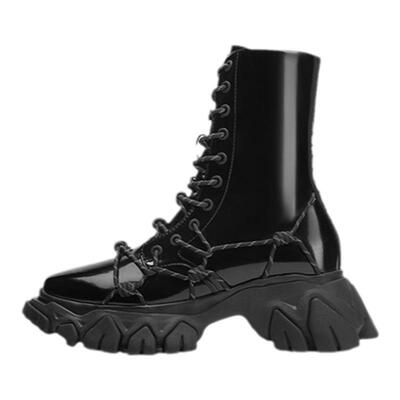 ANGEL陈安琪易烊千玺龙齿马丁靴