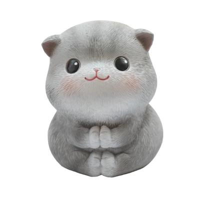 迷你猫咪摆件工位好物电脑桌装饰