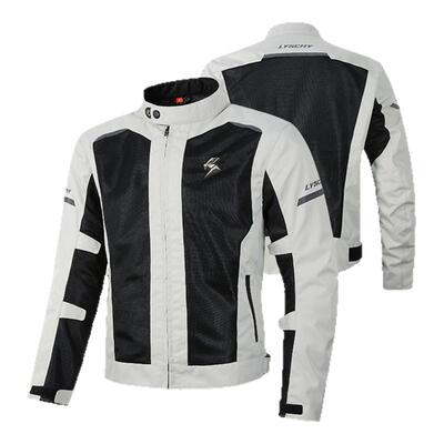 雷翅摩托车骑行服夏季网眼男女款防摔透气机车赛车骑士夹克大码