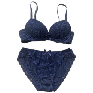 小胸水滴圆盘12日单大罩杯薄杯低鸡心内衣套装6570B75BEFGH大底盘