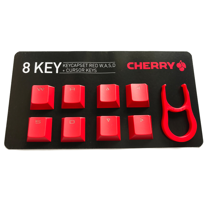 樱桃CHERRY原厂ABS键帽MX8.0/3.0S机械电脑键盘黑白粉红色单个售