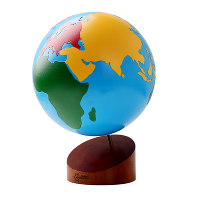 蒙氏教具地球仪儿童专用启蒙认知