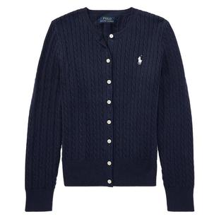 美国正品Ralph Lauren拉夫劳伦女大童RL绞花针织开衫外套小马标