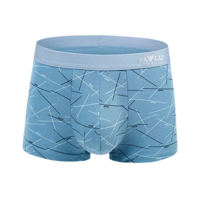 雅鹿石墨烯抗菌四角裤纯棉男士