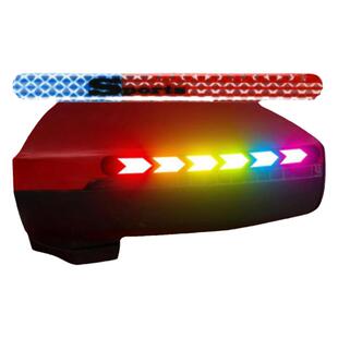 3M汽车后视镜防撞贴3D立体反光贴安全警示装饰创意个性防刮车贴纸