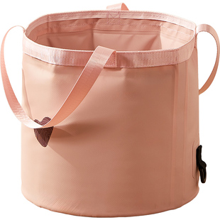 初心便携式可折叠泡脚桶养生家用洗脚袋足浴盆过小腿保温足浴桶