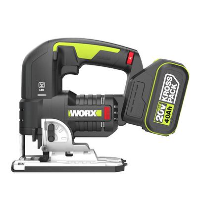 威克士无刷锂电曲线锯WU550充电往复锯多功家用木板切割电动工具