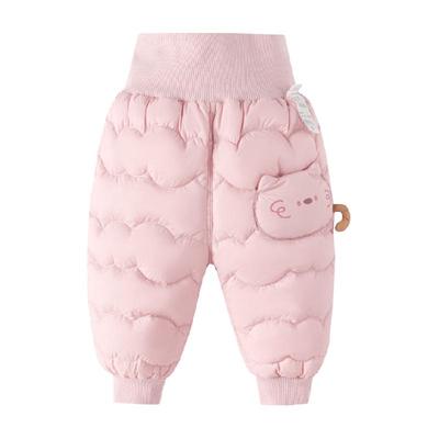巴拉巴拉儿童新款保暖护肚羽绒裤