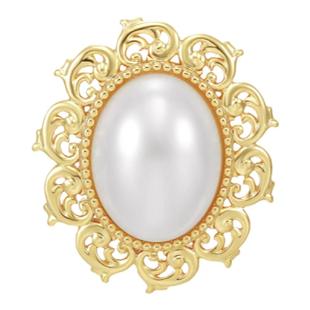 FLV繁花露珠戒指 繁花梦境系列 轻奢复古风小众设计高级感开口戒