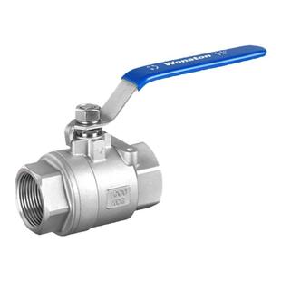 304不锈钢耐高温二片式球阀内螺纹2PC导热油两片式球阀开关2分4分