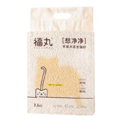 福丸苹果木混合猫砂28.8斤除臭