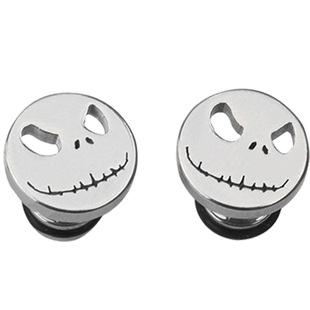 PD STYLE 小众设计感高级气质搞怪鬼脸耳钉ins风嘻哈养耳洞耳饰潮