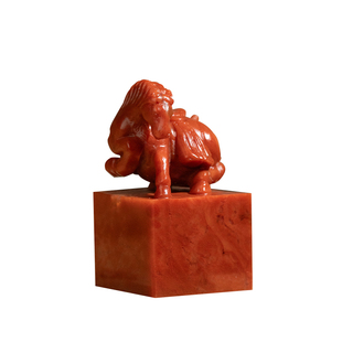 张小凤 孤品生肖马年印章周岁丙午年本命年玉石引首章藏书章篆刻定制个人姓氏姓名章宝宝本命年书法礼物送礼