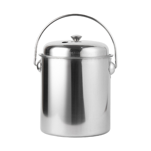 茶桶茶渣桶 不锈钢高端废水桶 茶台大容量排水茶桶干湿分离垃圾桶