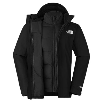 北面鹅绒内胆三合一冲锋衣女