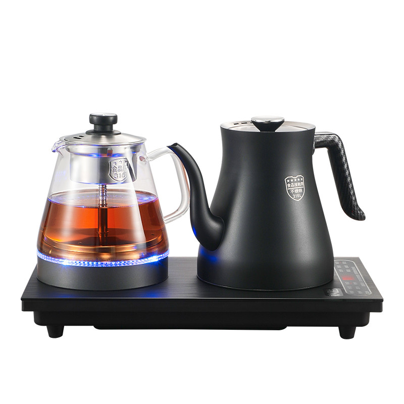 全自动上水电热烧水壶茶台专用抽水嵌入式一体机茶几煮茶泡茶茶桌