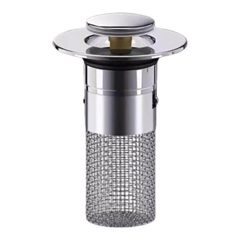 通用型洗脸盆漏水塞洗面盆弹跳芯下水器防虫防臭防堵洗手池过滤网