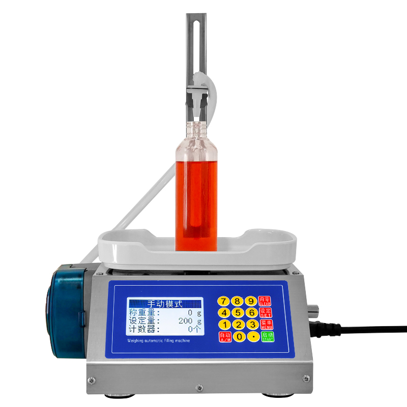 穿山乙1200小型智能全自動稱重定量蠕動泵液體灌裝機膠水分裝機