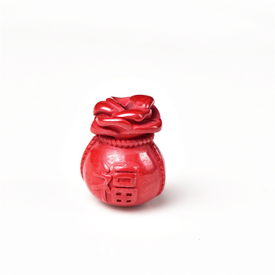 diy原矿朱砂项链饰品小配件