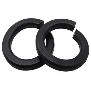 8.8级黑开口加厚弹垫加宽 65Mn锰弹簧垫圈华司螺丝垫片M2M3M4-M36