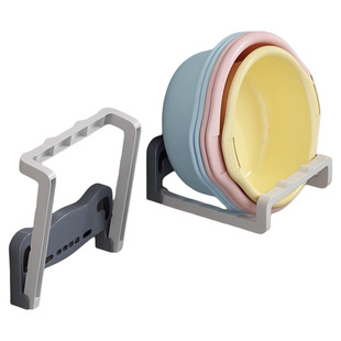 脸盆架卫生间可折叠免打孔置物架壁挂式浴室洗脸盆架盆子收纳架