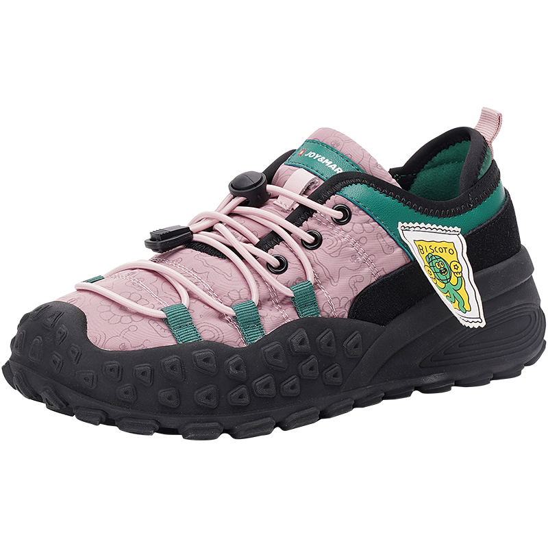 快乐玛丽松糕鞋女2025秋季新款厚底防滑休闲丑萌运动户外登山鞋女