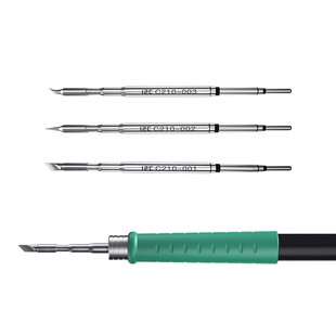 i2C 速工 焊台国产专用烙铁头C210 245焊笔刀口 弯头直尖迅速升温