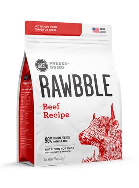 BIXBIRAWBBLE狗主食冻干牛肉味