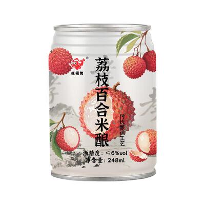 旺福龙孝感特产荔枝低度微醺米酒
