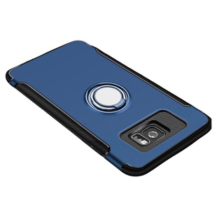 适用三星S7手机壳SM-G9300新款手机套带磁吸指环支架galaxy S7edge硅胶外壳潮全包防摔三星G9350创意保护软壳
