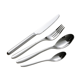 316不锈钢牛排刀叉套装高档酒店西餐四件套厚重高级感法式刀叉勺