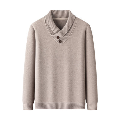 罗蒙2025新款加厚一体绒男上衣服