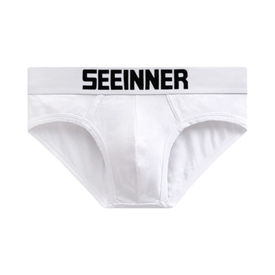 男士纯棉简约薄款运动三角内裤