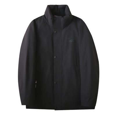 罗撤柜立领羽绒服男款冬天防风保暖商务休闲百搭鸭绒男外套228039