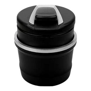 车载烟灰缸带led灯 多功能汽车用烟灰缸带盖车内创意个性汽车用品