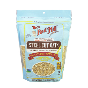 鲍勃红磨坊钢切燕麦粒早晚餐健身代餐食品刀切刚切燕麦粒美国进口