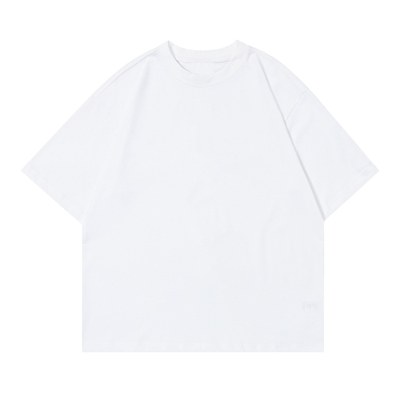 国潮刺绣短袖T恤男美式宽松半袖