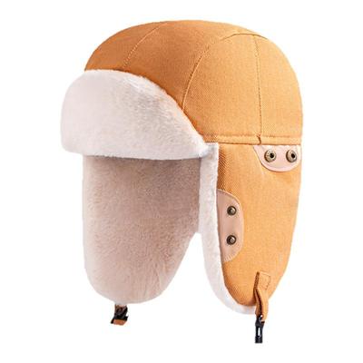 雷锋帽女秋冬季加绒防风寒护耳