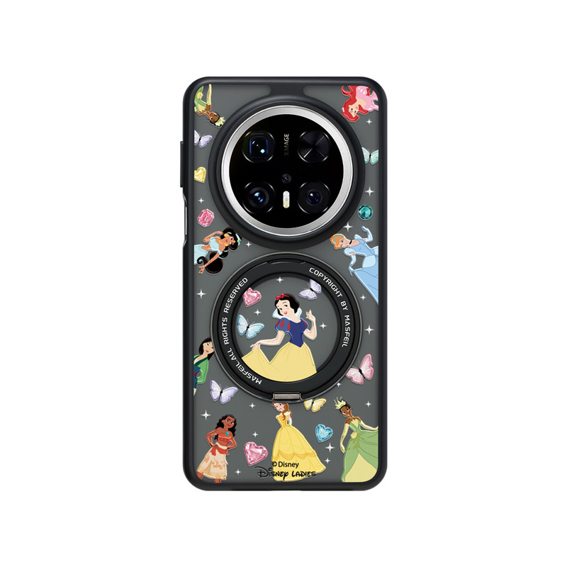 ZHIZHE×公主聚会适用华为mate70pro手机壳新款磁吸支点mate60支架Fo5全包可爱迪士尼mt60por+高