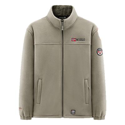 户外抓绒衣男款加绒加厚保暖卫衣