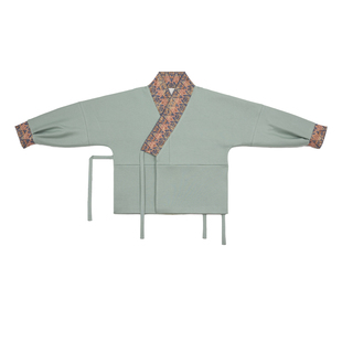 谜阿凰【霜华】晋制汉服上衣原创冬季保暖棉袄外套日常休闲复古女