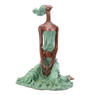 阿斯蒙迪章华青铜雕塑女性人物摆件高端客厅玄关家居桌面摆件限量