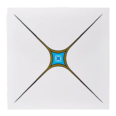 600X600集成吊顶铝扣板 对角冲孔 0.8厚办公试厂房工程天花板