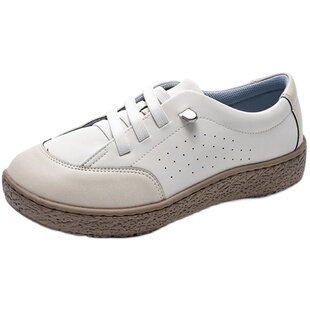 Pansy盼喜日本女鞋一脚蹬加宽休闲鞋轻便舒适宽脚胖脚撞色单鞋