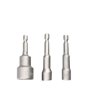 电动扳手套筒头全套加深内六角手电钻风批套筒套装强磁螺丝刀批头