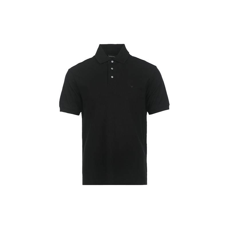 【自营】EMPORIO ARMANI/阿玛尼男士老鹰徽标商务翻领PoloT恤短袖