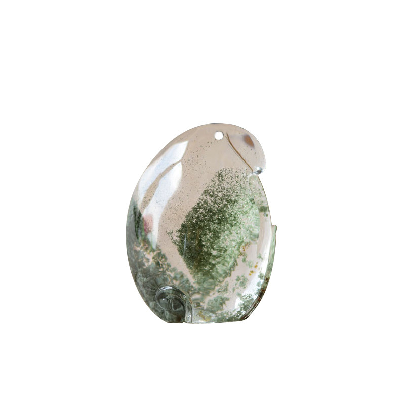 绿幽灵吊坠耀灿水晶情侣