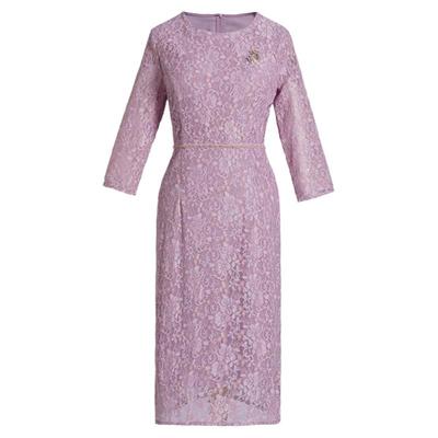 喜妈妈婚宴礼服改良旗袍蕾丝中年