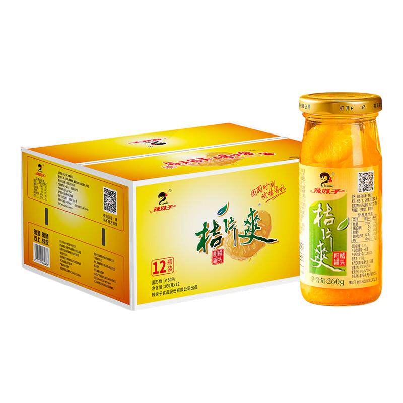 辣妹子桔片爽罐头260g